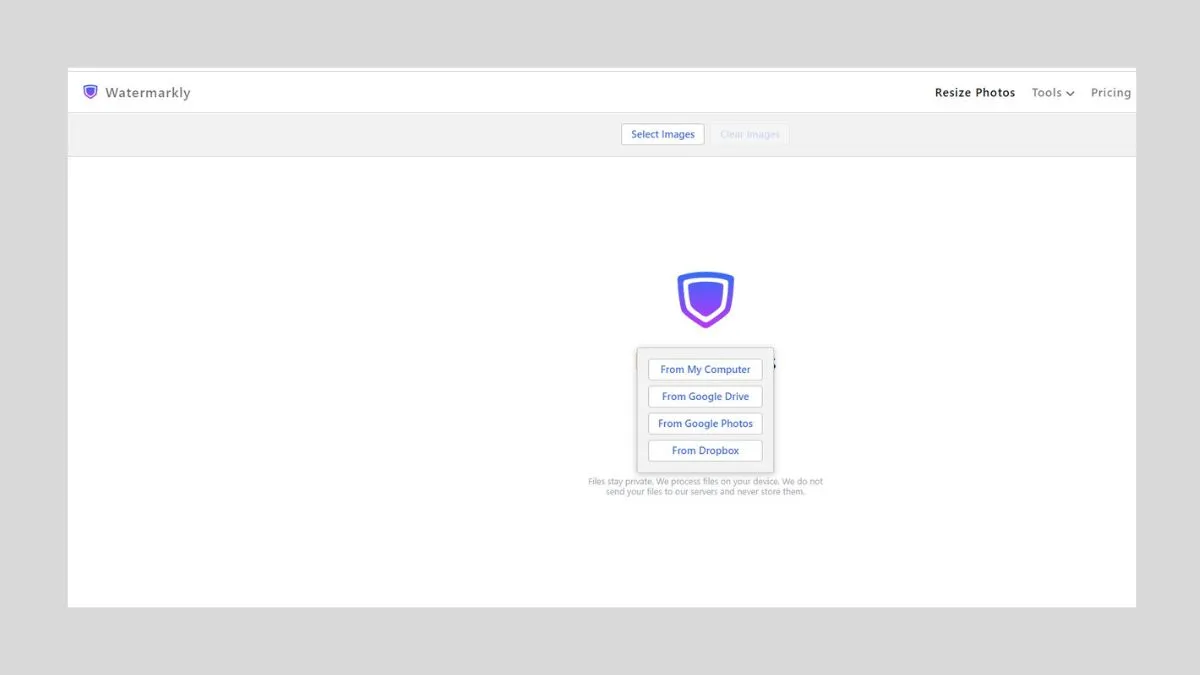 Cách Resize ảnh hàng loạt bằng web watermarkly bước 2