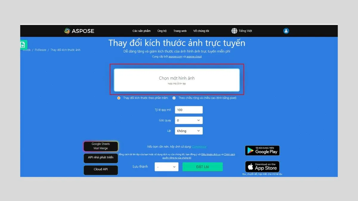 Cách Resize ảnh hàng loạt bằng Aspose bước 1