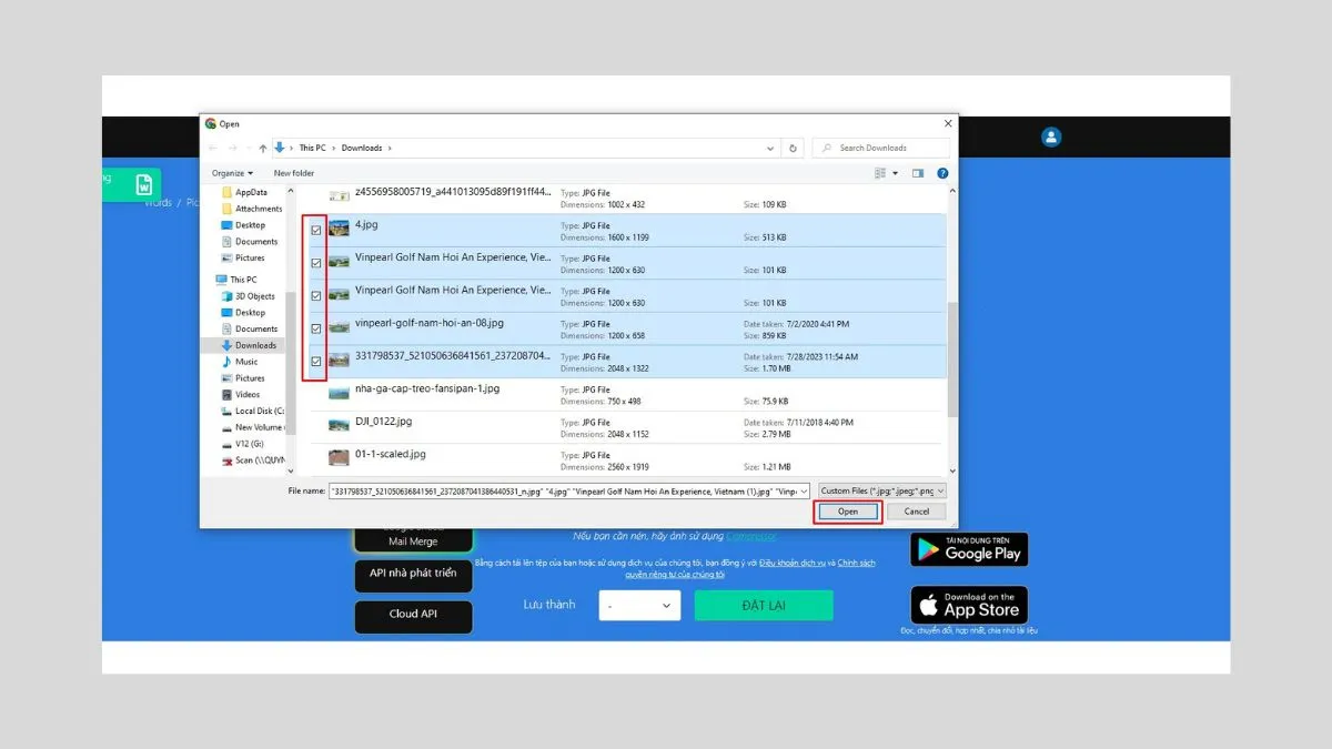 Cách Resize ảnh hàng loạt bằng Aspose bước 2