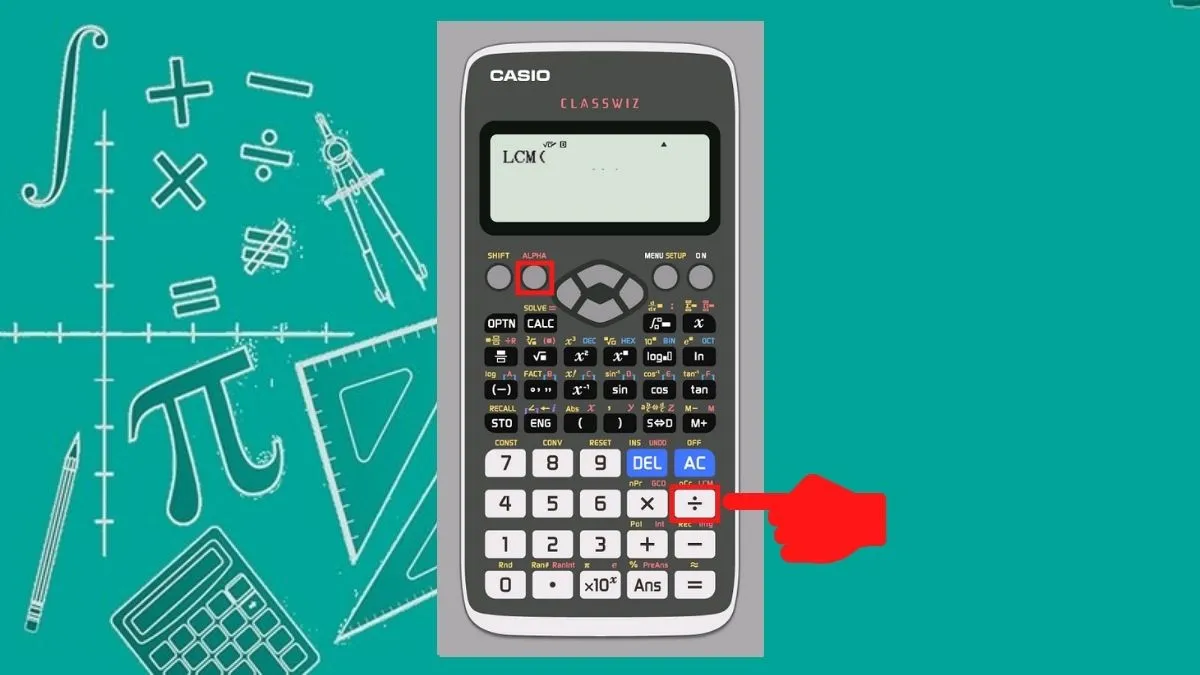 Tìm bội chung nhỏ nhất - Bước 1