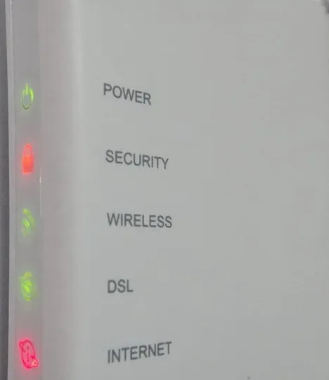 Đèn báo trên modem