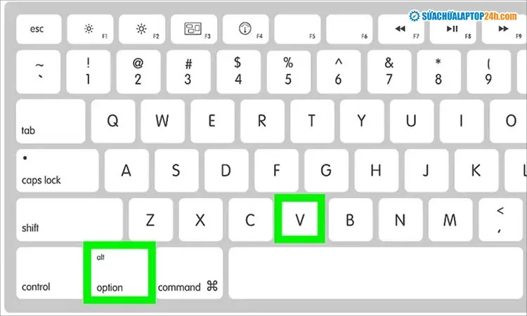 Nhấn tổ hợp phím như hình để chèn biểu tượng căn bậc hai