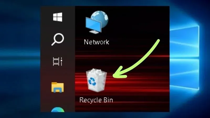 Mở Recycle Bin
