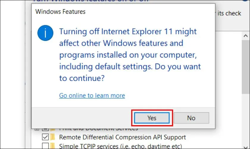 Xác nhận gỡ bỏ