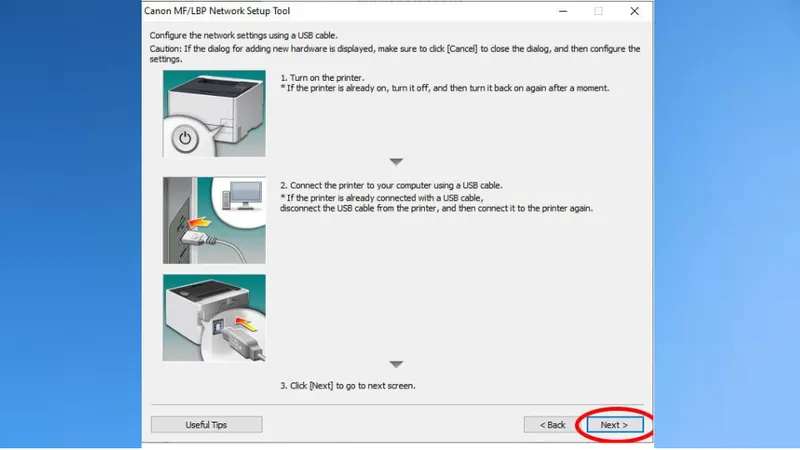 Kết nối cáp USB