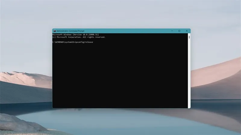 Giải phóng địa chỉ IP hiện tại