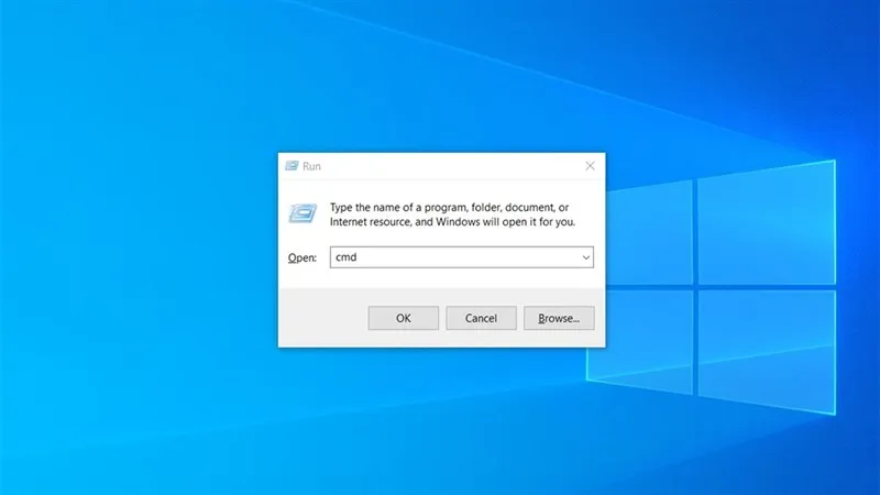 Mở Command Prompt để kiểm tra chai pin laptop dell theo lệnh hệ thống