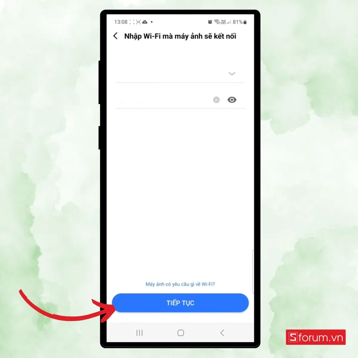 Quá trình kết nối WiFi mất khoảng 1-2 phút