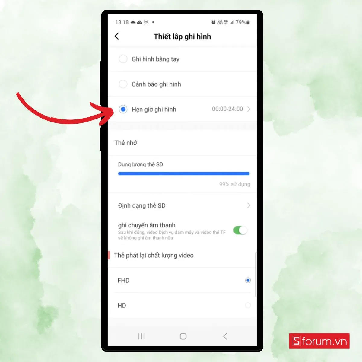 Hoàn tất cấu hình và bắt đầu sử dụng camera