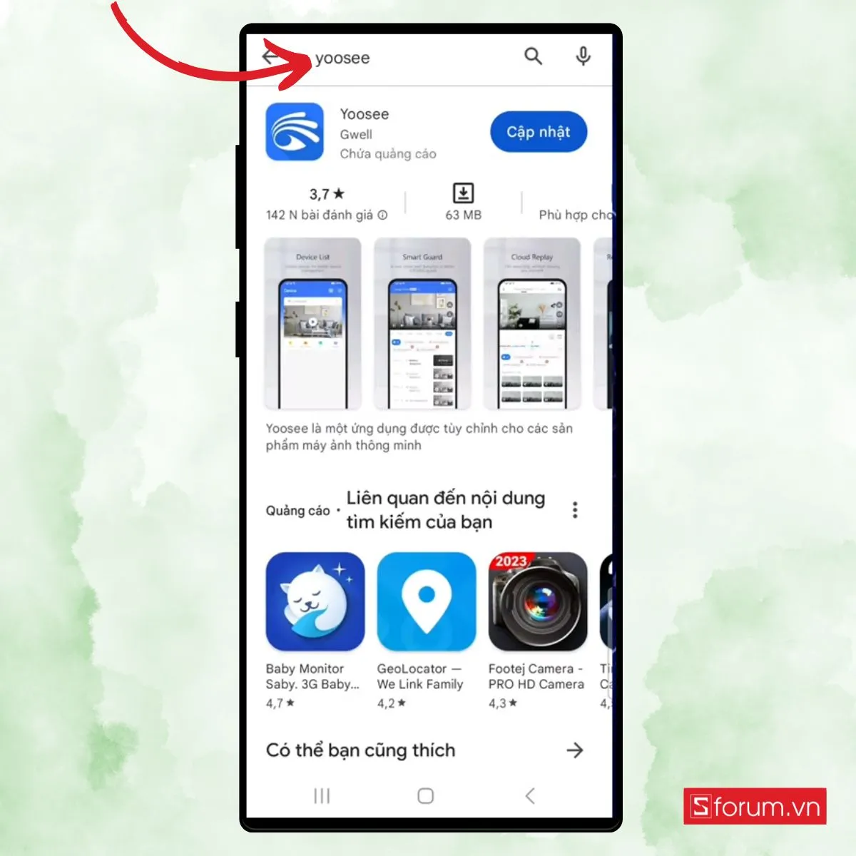 Tải ứng dụng Yoosee từ CH Play