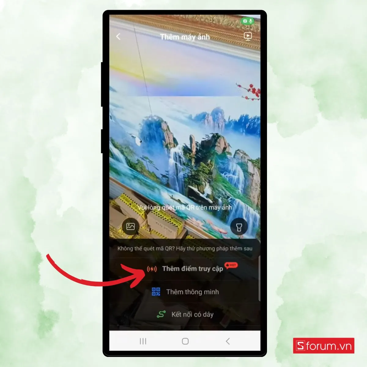 Chọn phương thức kết nối phù hợp với thiết bị