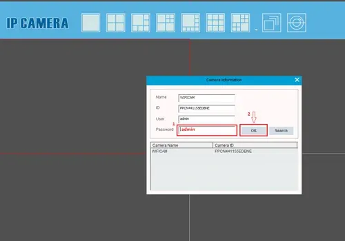 Cấu hình thông tin camera thủ công