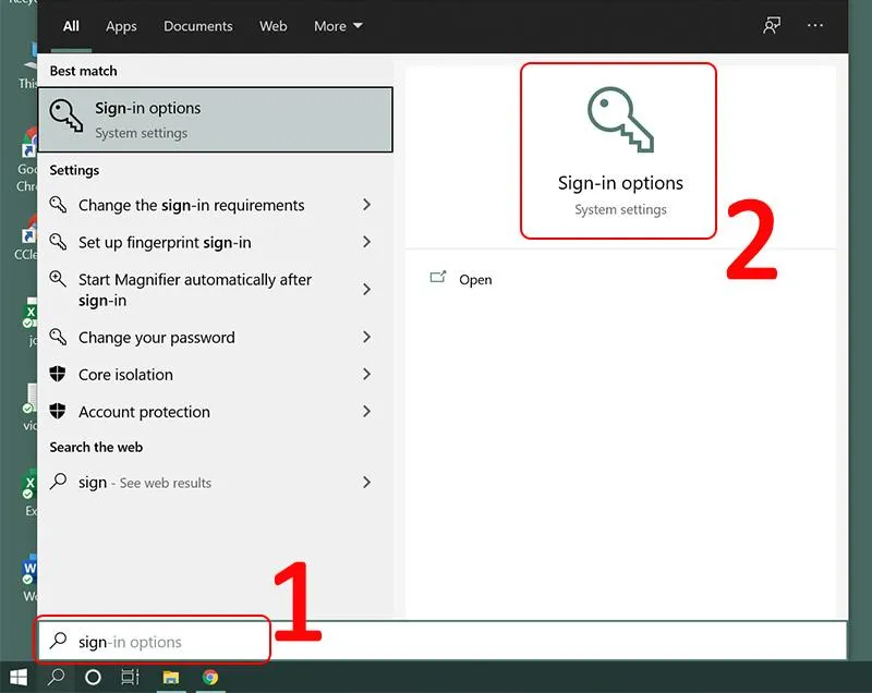 Giao diện thiết lập Windows Hello Fingerprint trên Windows 10