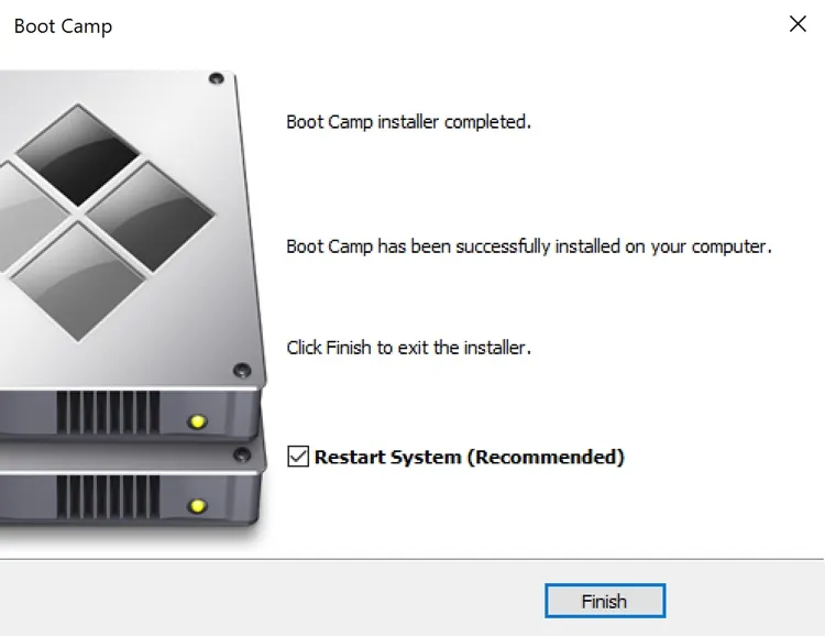 Khởi động lại máy để Driver có hiệu lực hoàn toàn