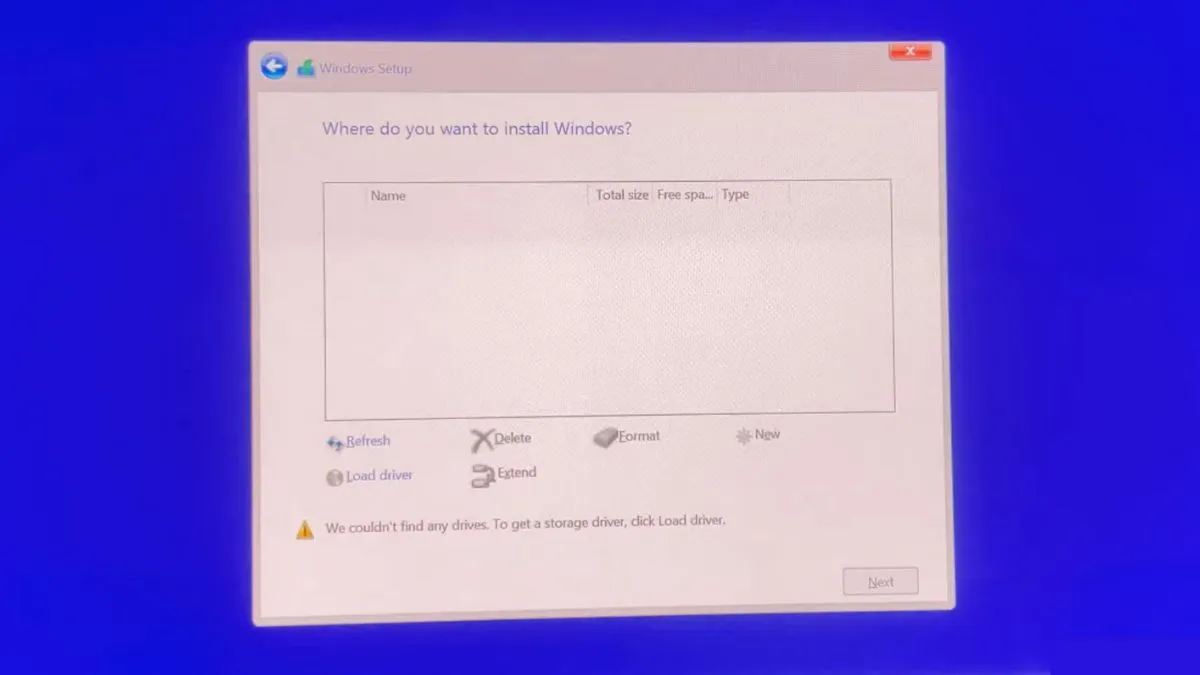 NguyÃªn nhÃ¢n cÃ i Win khÃ´ng nháº­n á»• cá»©ng