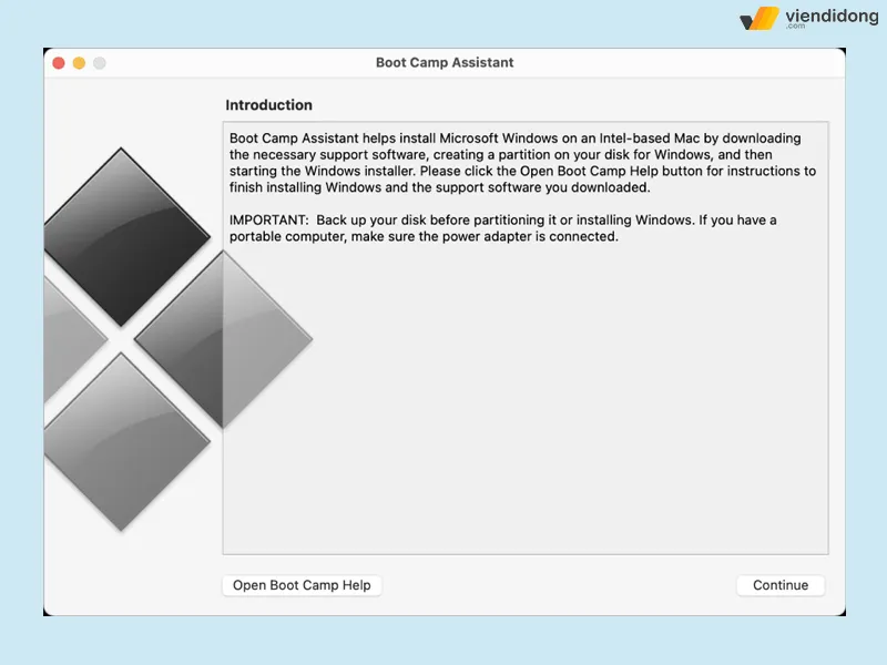 cài Win trên MacBook cài bootcamp 1