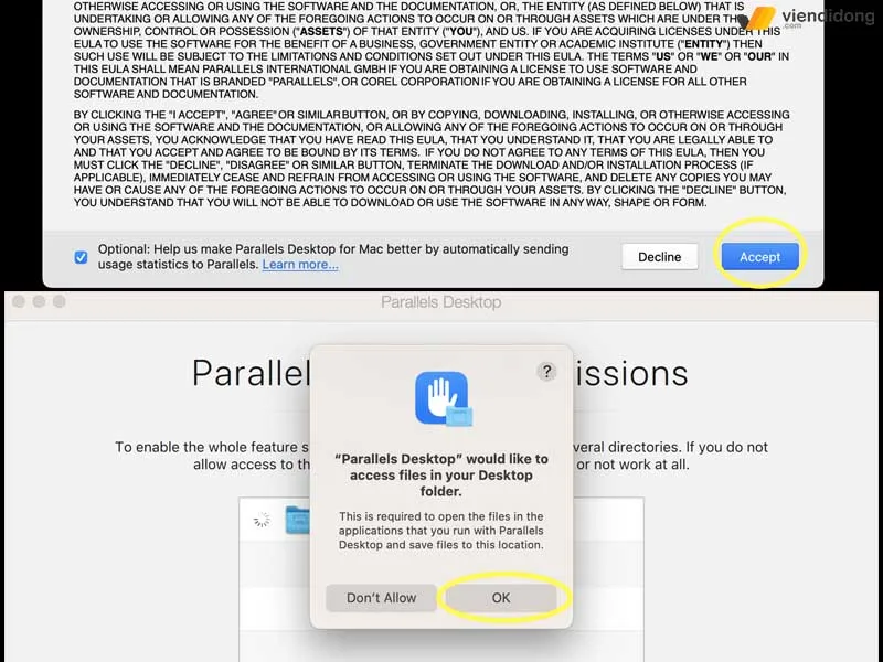 cài Win trên MacBook cài parallels 3