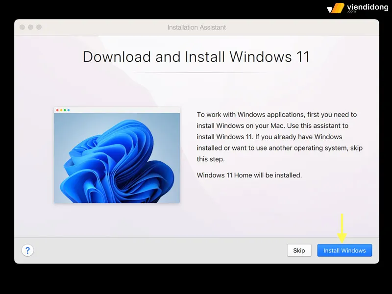 cài Win trên MacBook cài parallels 4