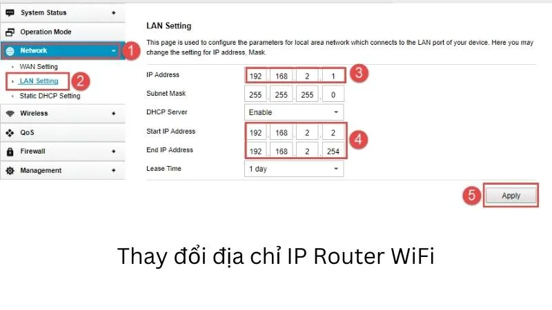 Cấu hình địa chỉ IP tĩnh để tăng cường tính ổn định cho kết nối mạng