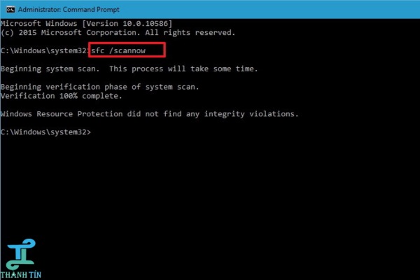 chay-quet-sfc-scannow Khắc phục lỗi bad pool header bằng cách chạy quét SFC / SCANNOW