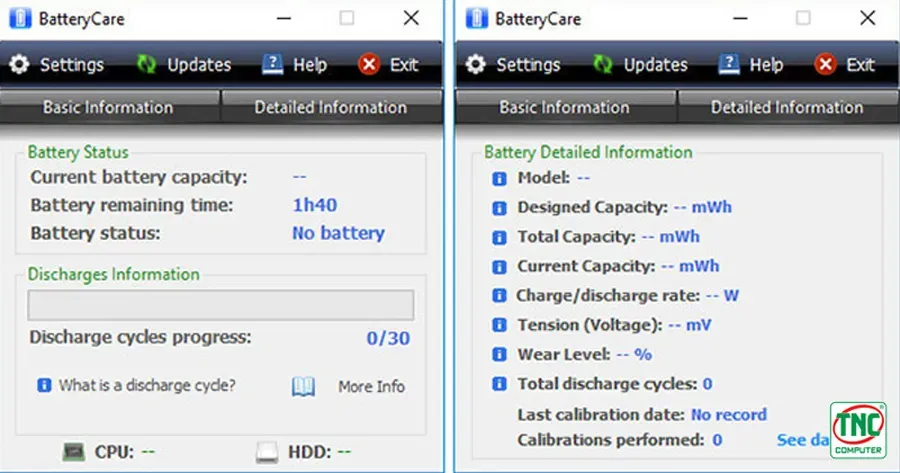 Laptop HP với pin được bảo vệ tốt