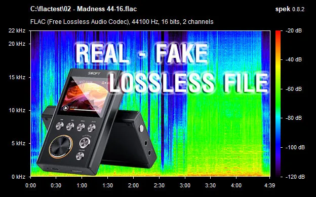 Giao diện Spek so sánh file thật và giả