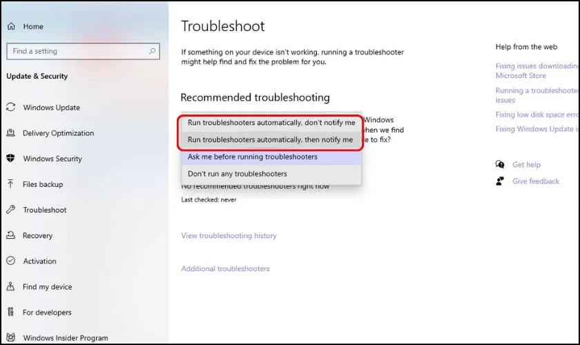 Chọn 1 trong 2 mục