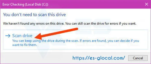 Chọn tùy chọn khởi động lại máy tính để thực hiện kiểm tra lỗi bộ nhớ chuyên sâu