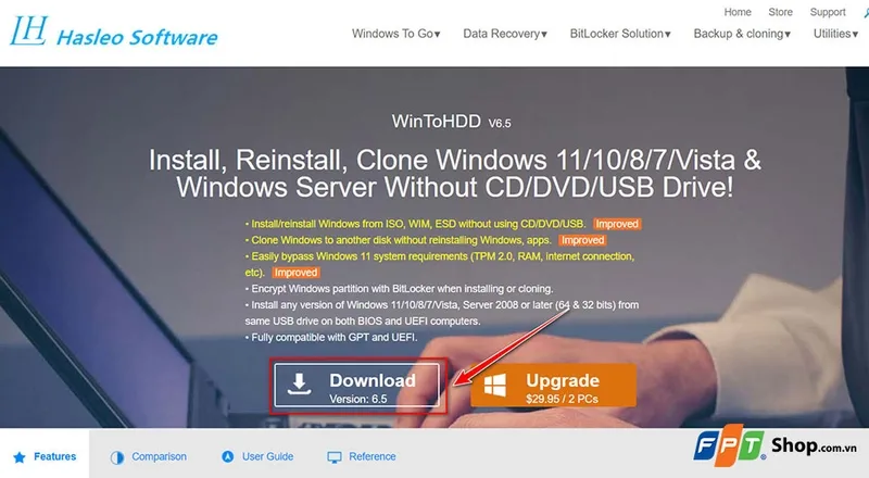 Chuẩn bị phần mềm để thực hiện cách cài win không cần usb