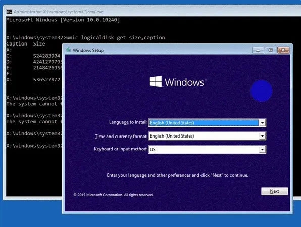 Chương trình Setup Windows 10 chính thức bắt đầu