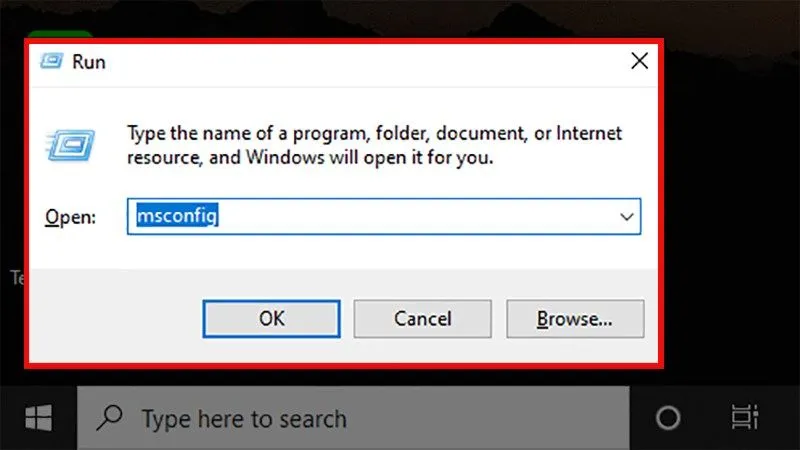 Khởi động Clean Boot để chẩn đoán xung đột phần mềm