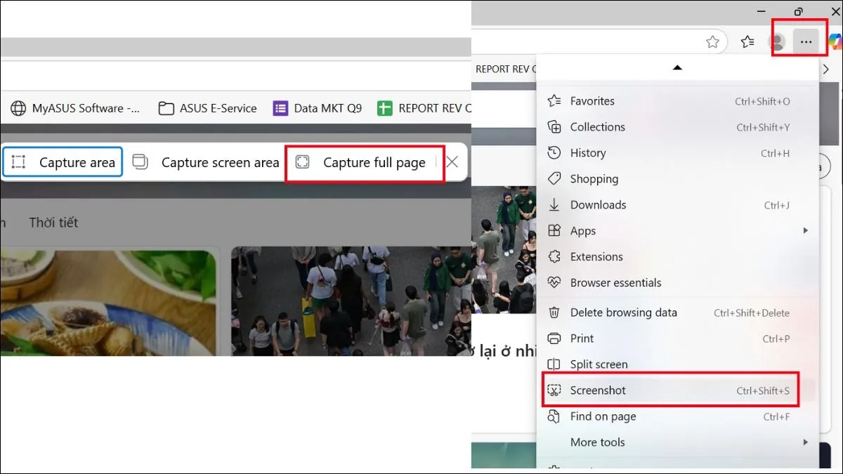 Trên Mozilla Firefox