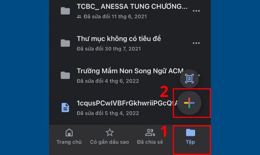Chọn ảnh từ thư viện để tải lên đám mây