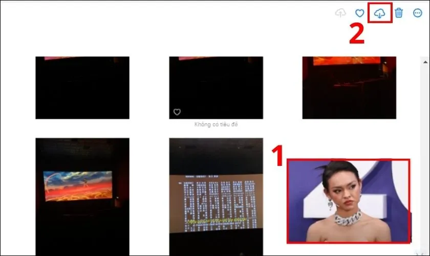 Biểu tượng kết nối thiết bị trên giao diện iTunes