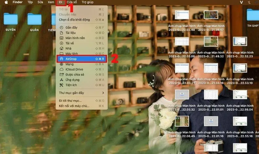 Truy cập cài đặt hình ảnh để thiết lập đồng bộ