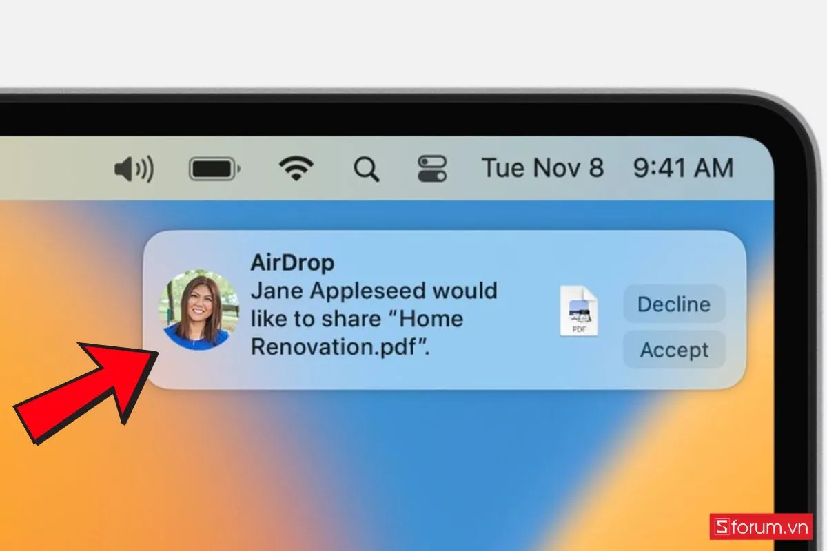 Chấp nhận file trên iPhone