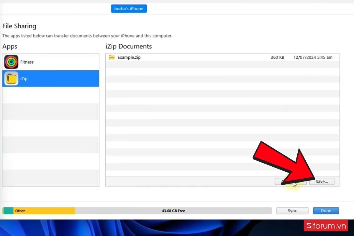 Kéo file vào Documents và lưu