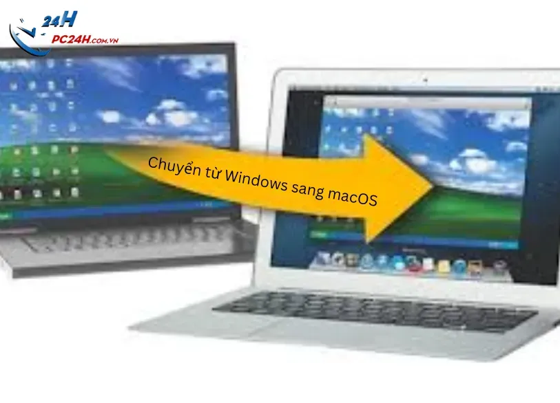 Sử dụng bảng điều khiển Boot Camp ngay trên thanh Taskbar của Windows