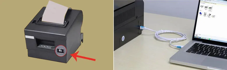 Cách kết nối Macbook với máy in với dây mạng