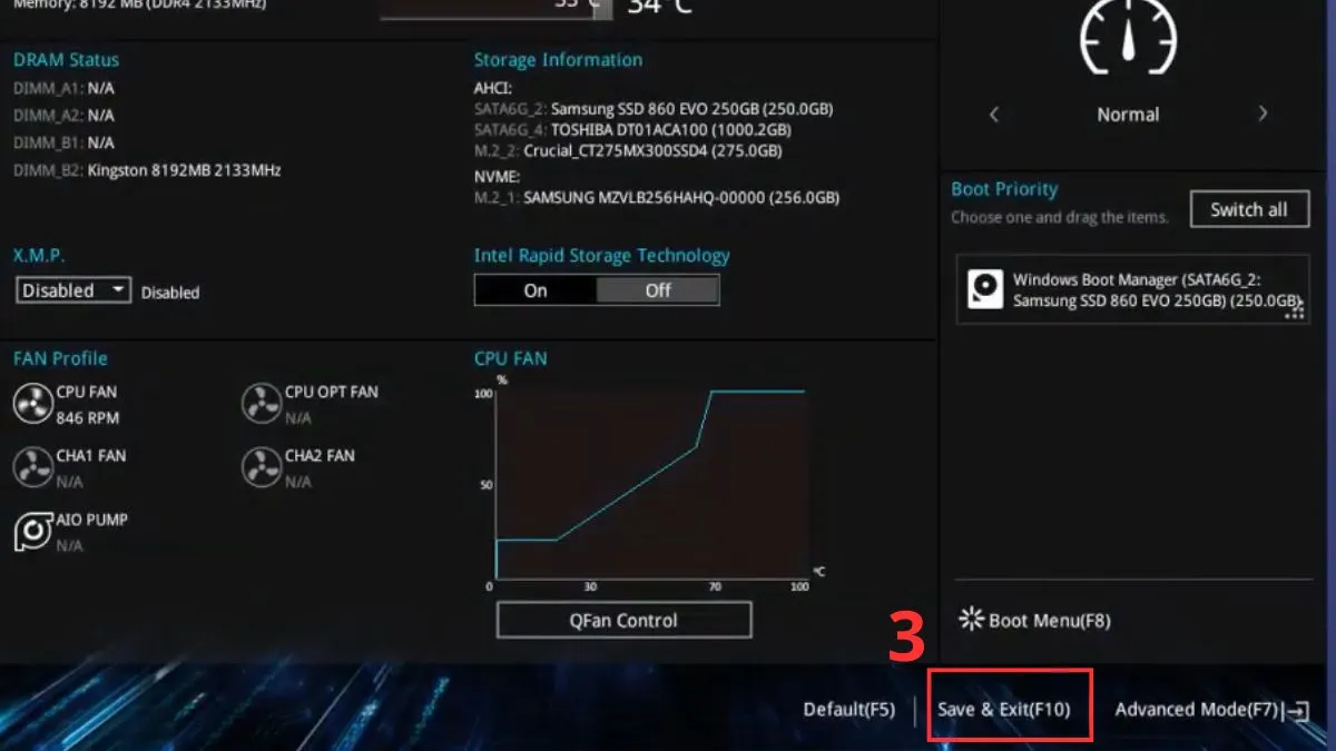 Lưu lại các thay đổi trước khi máy tính tự khởi động lại
