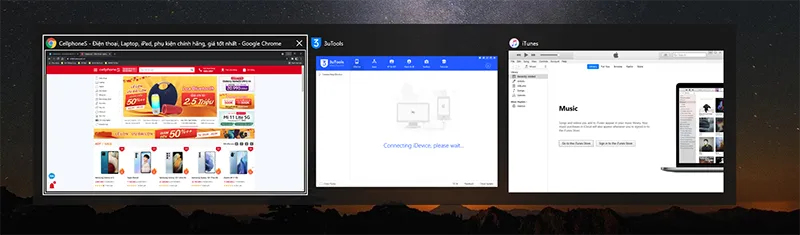 Giao diện Task Switcher trên Windows