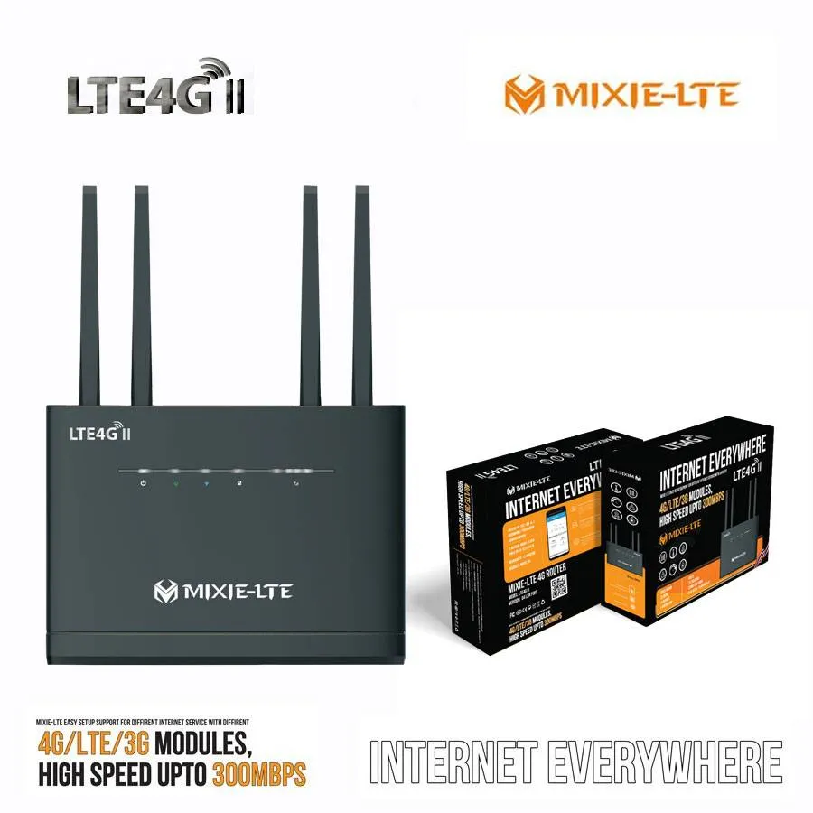 Bộ thu phát wifi có cổng lan Mixie LTE 4G II thiết kế hiện đại 2026