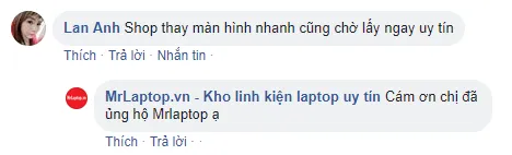 ý kiến khách hàng sửa laptop