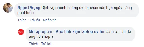 ý kiến khách hàng sửa laptop