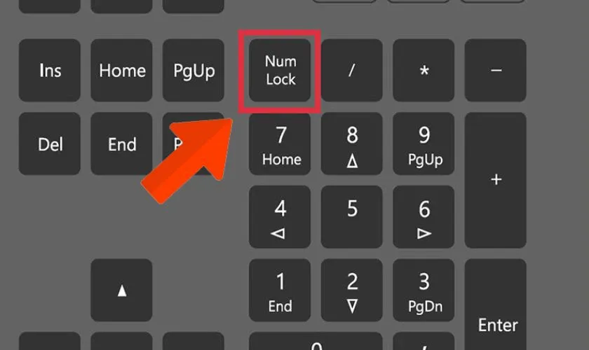 Kiểm tra trạng thái Num Lock