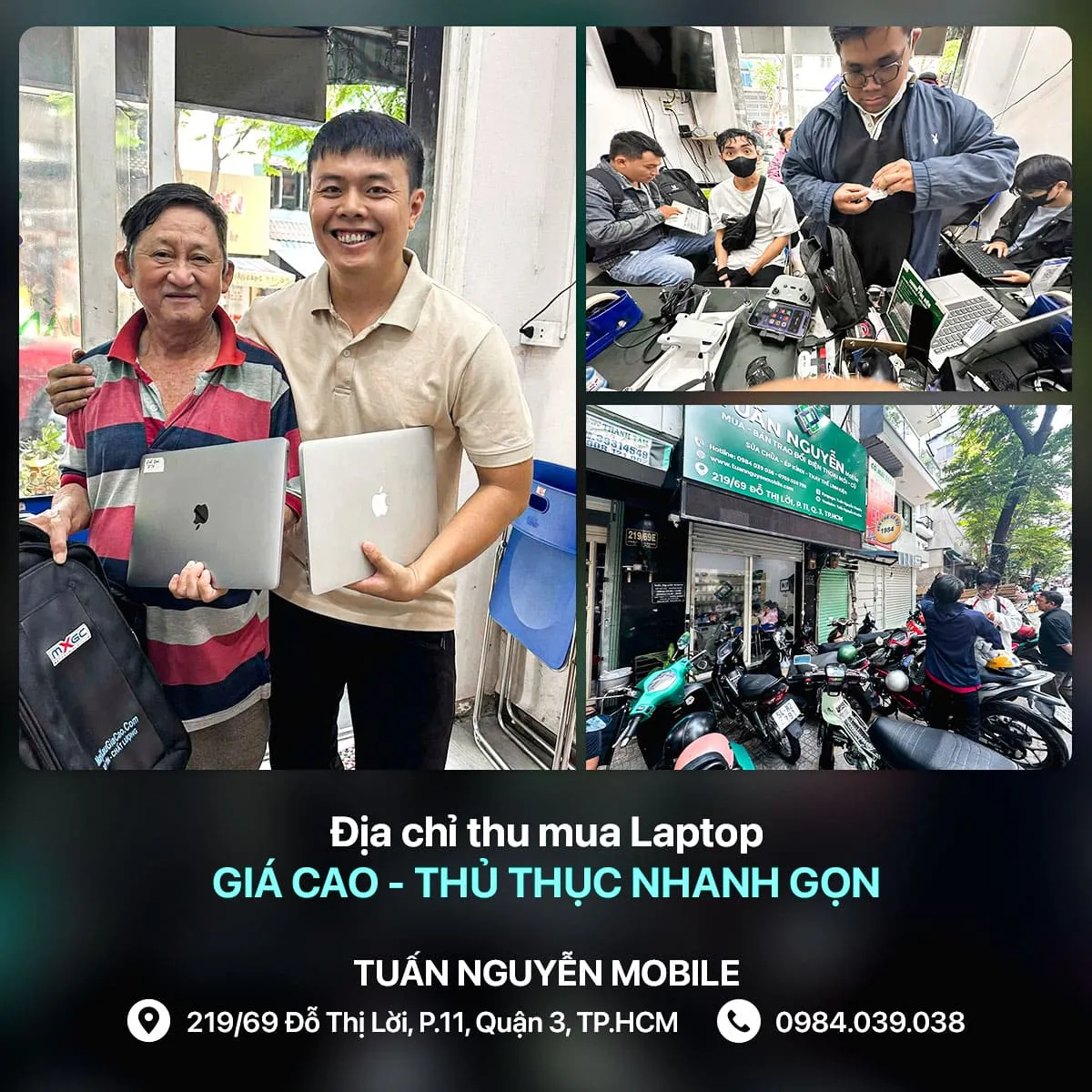 Địa chỉ thu mua laptop hư, cũ giá cao tại TPHCM