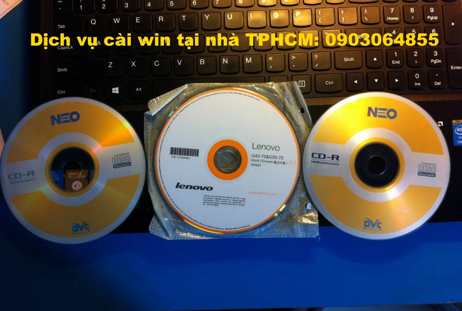 Đĩa DVD chứa bộ cài đặt hệ điều hành Windows các phiên bản phổ biến nhất hiện nay