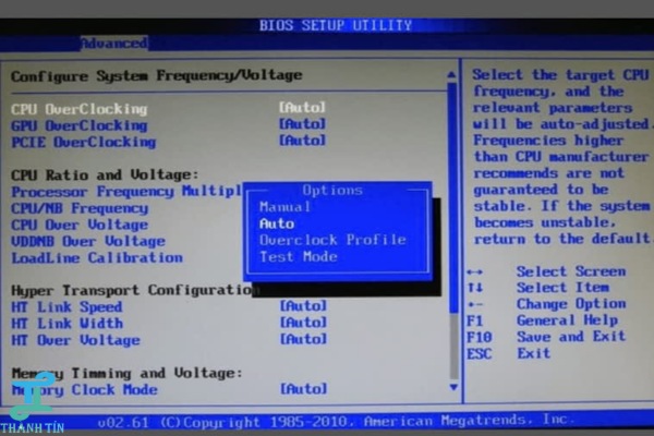 dieu-chinh-cau-hinh-bios Điều chỉnh cấu hình BIOS để sửa lỗi battery is not detected