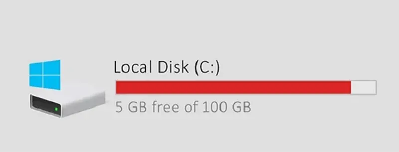 Dọn dẹp thùng rác giúp giải phóng không gian lưu trữ nhanh chóng