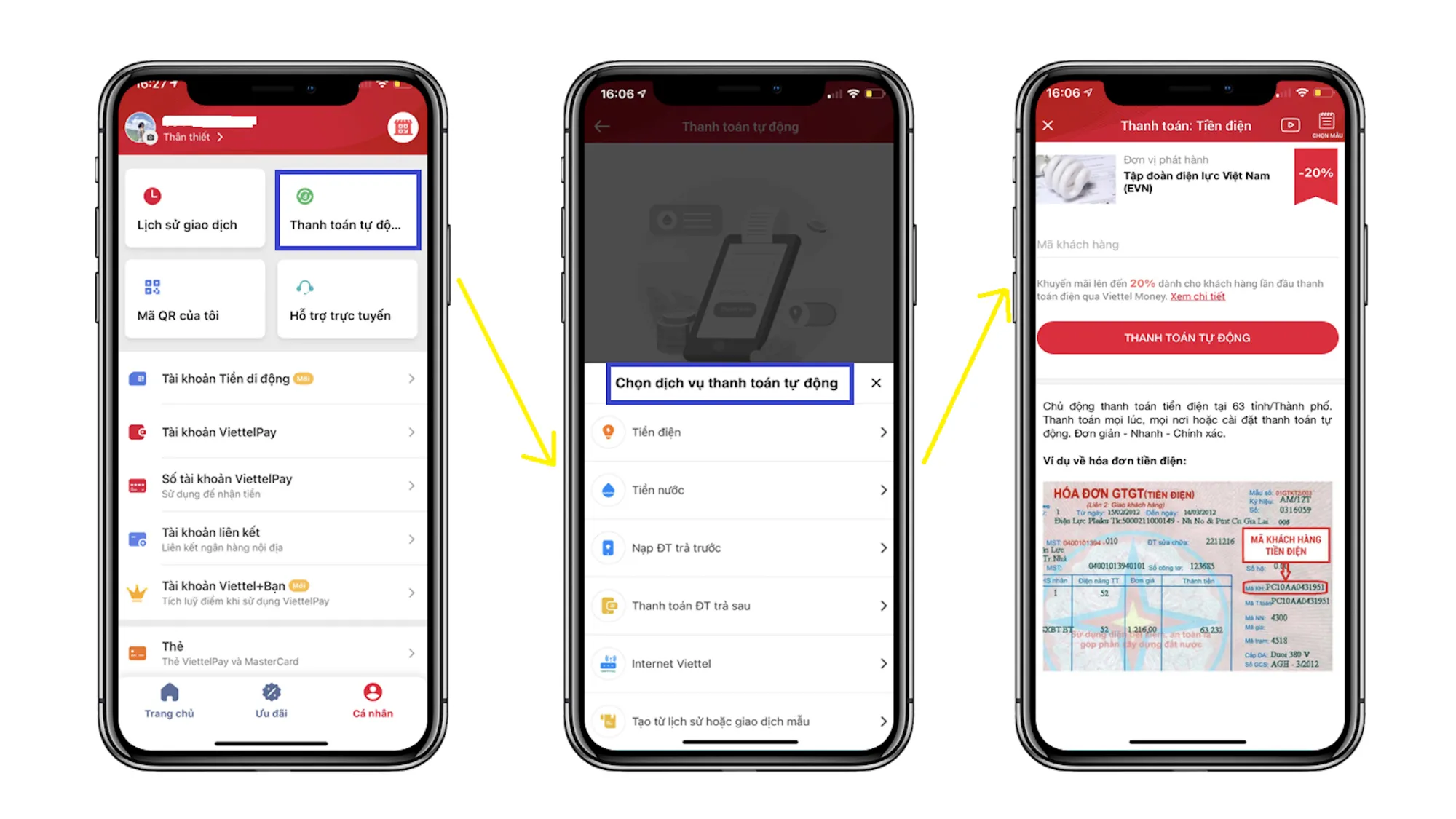 Nạp tiền internet Viettel qua website